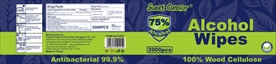 Label 2000 Wipes Pail